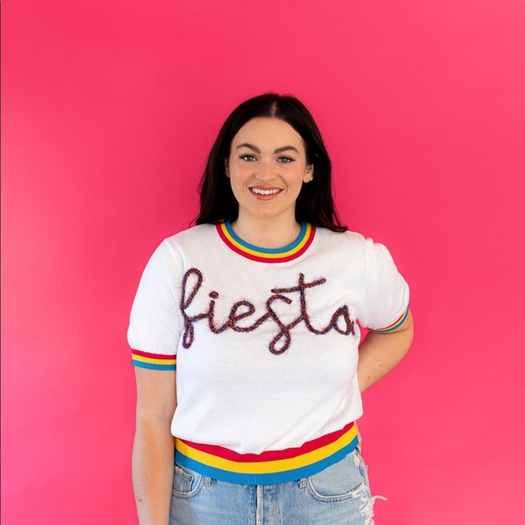 QUEEN OF SPARKLES Sweaters - Queen of Sparkles Fiesta Top